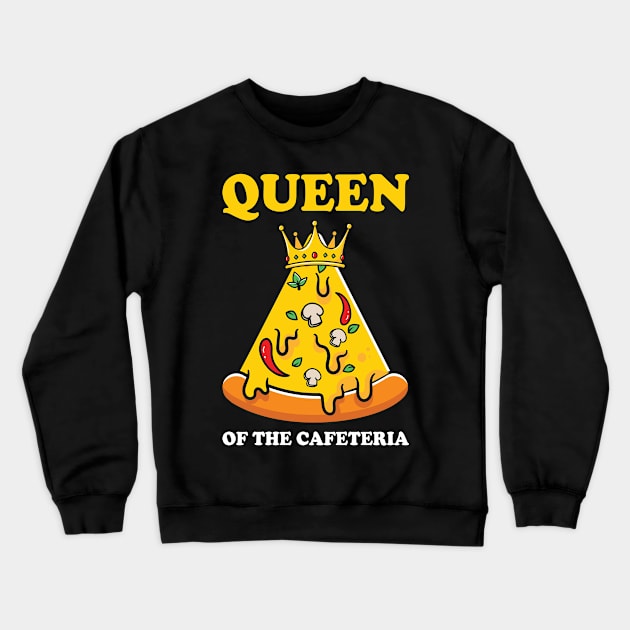 Pizza Queen Crewneck Sweatshirt by TomCage